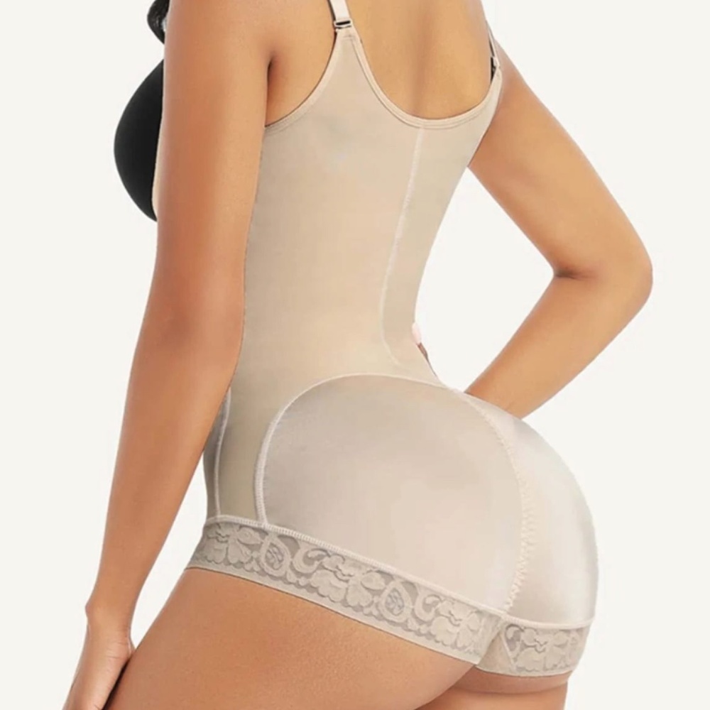 Fajas Post Op Compression Bodysuit Nude Butt Lift Shaper Size Medium - Picture 10 of 10
